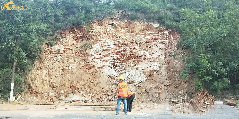 On-Site Environmental Survey Before Geotextile Bag Construction On-Site Environmental Survey Before Geotextile Bag Construction