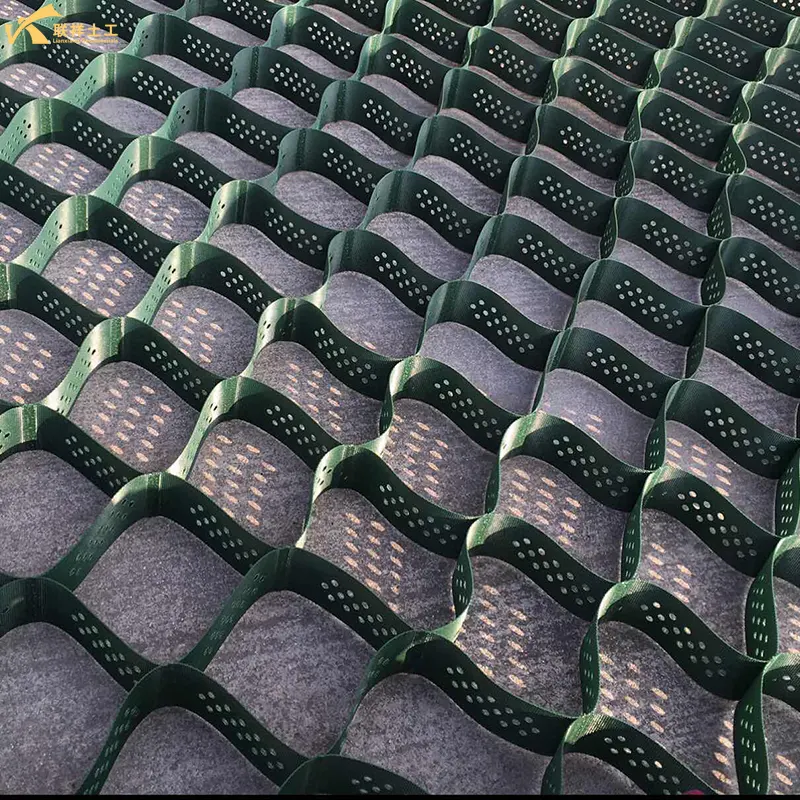 Green Perforated Geocell Green Perforated Geocell