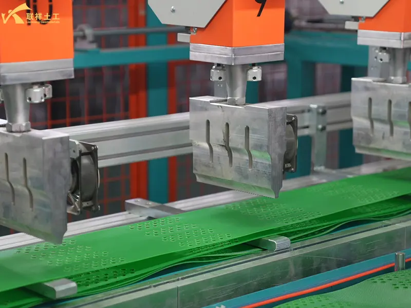 Green Geocells Are Being Processed and Produced