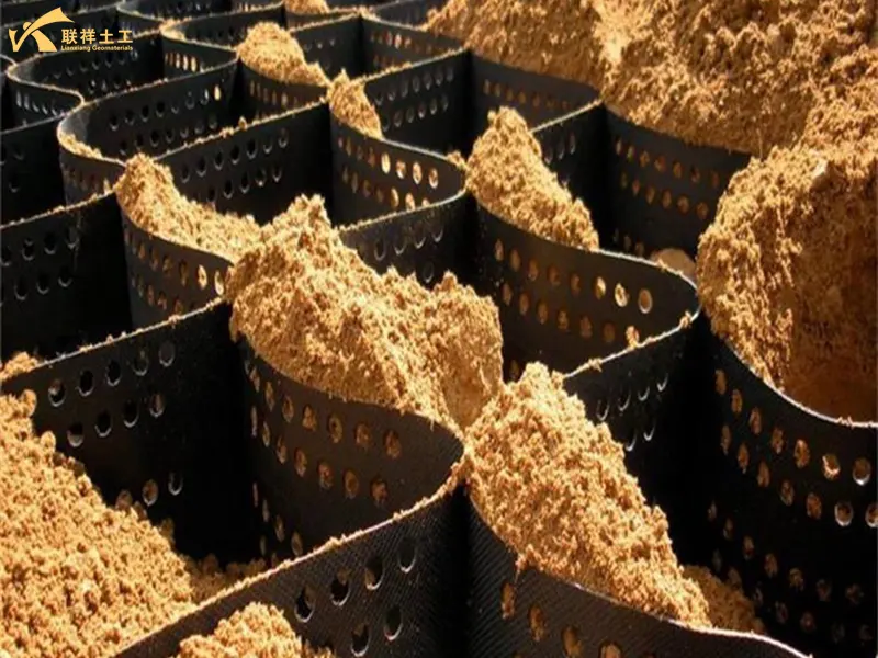 Sand-Filled Geocells