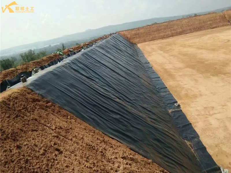 Construction of Impermeable Membrane Slope for Water Storage Tank