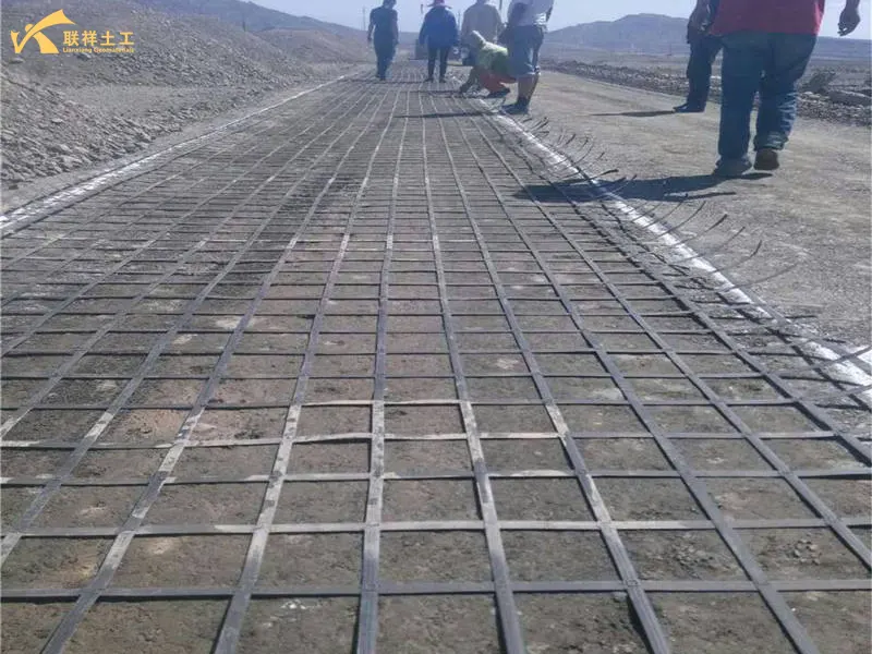 Steel-Plastic Geogrid Roadbed Reinforcement Construction Steel-Plastic Geogrid Roadbed Reinforcement Construction