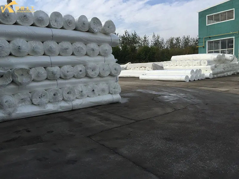 Geomembranes Made from Virgin Material Awaiting Loading
